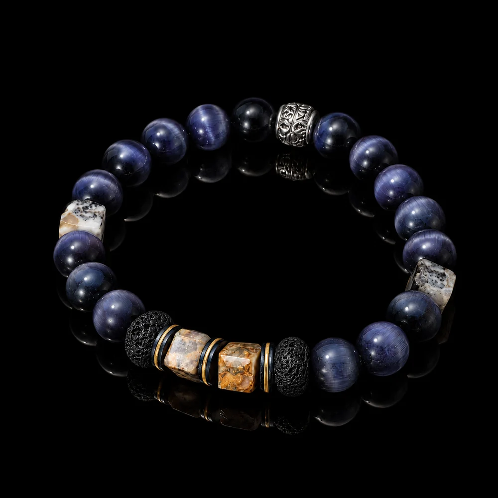 Blue Tiger Eye Protection Bracelet